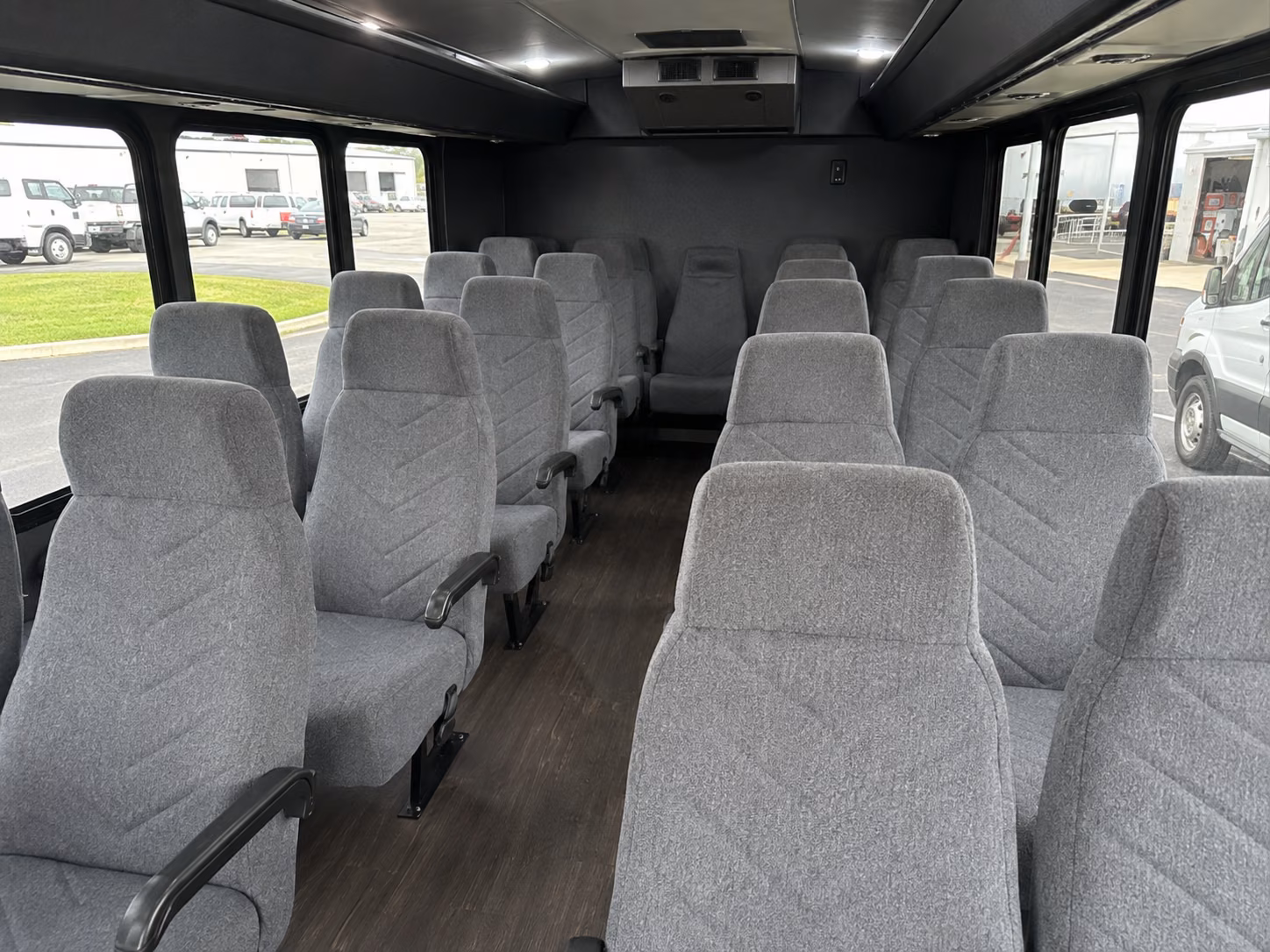 dearborn 18 passenger minibus inside