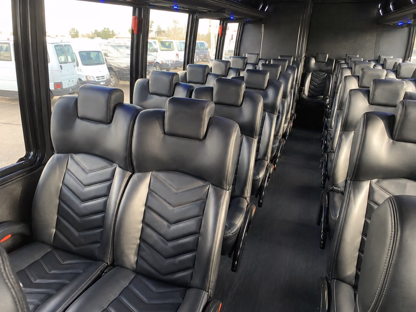 dearborn 18 passenger minibus interior