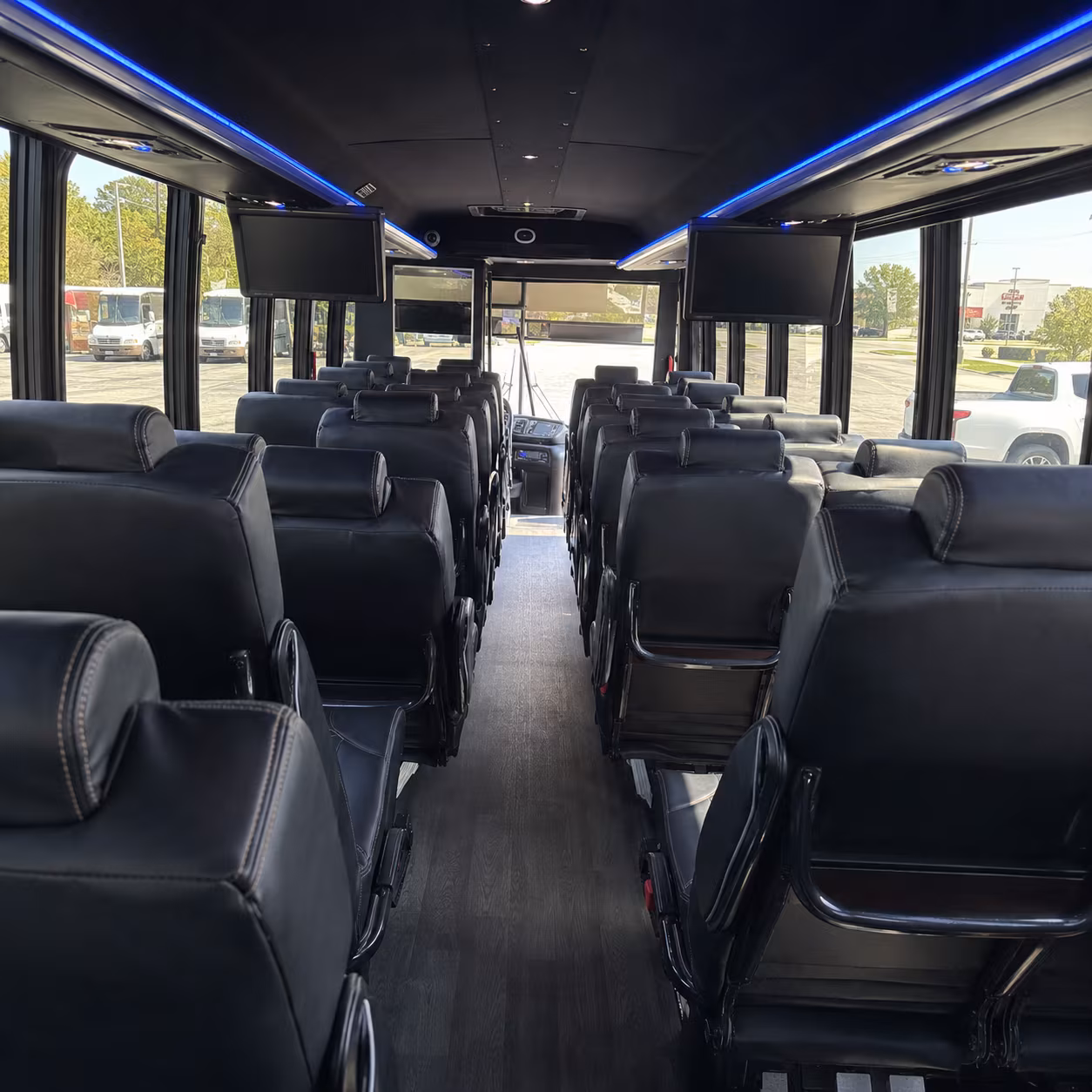 dearborn 25 passenger minibus inside
