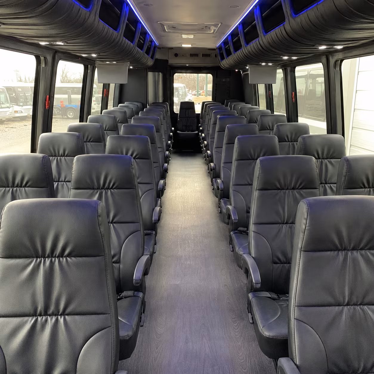 dearborn 28 passenger minibus interior