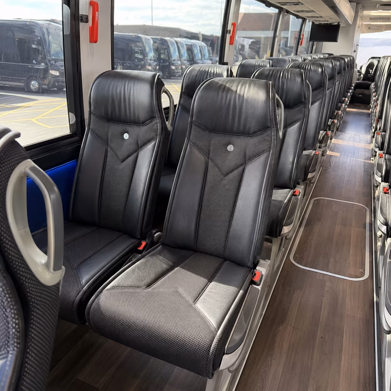 dearborn 40 passenger charter bus interior