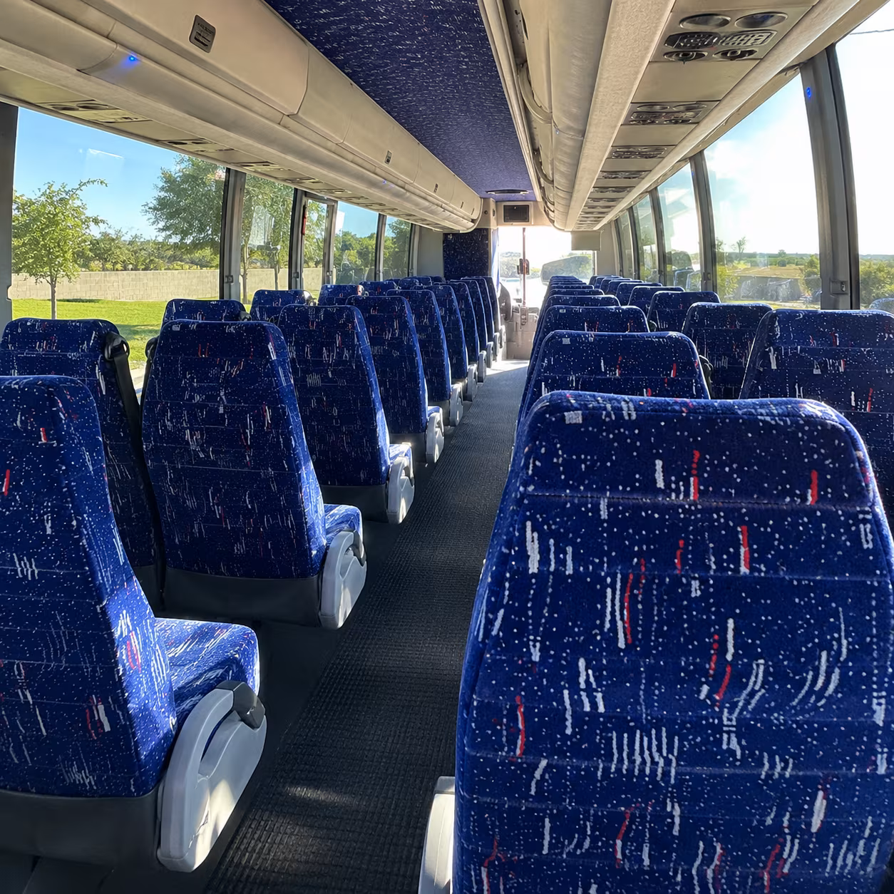 dearborn charter bus interior