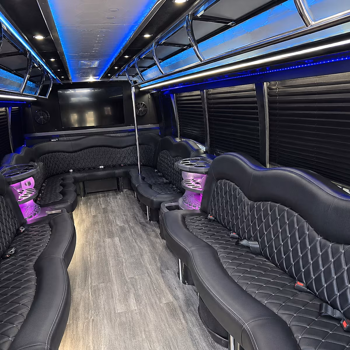 dearborn party bus interior