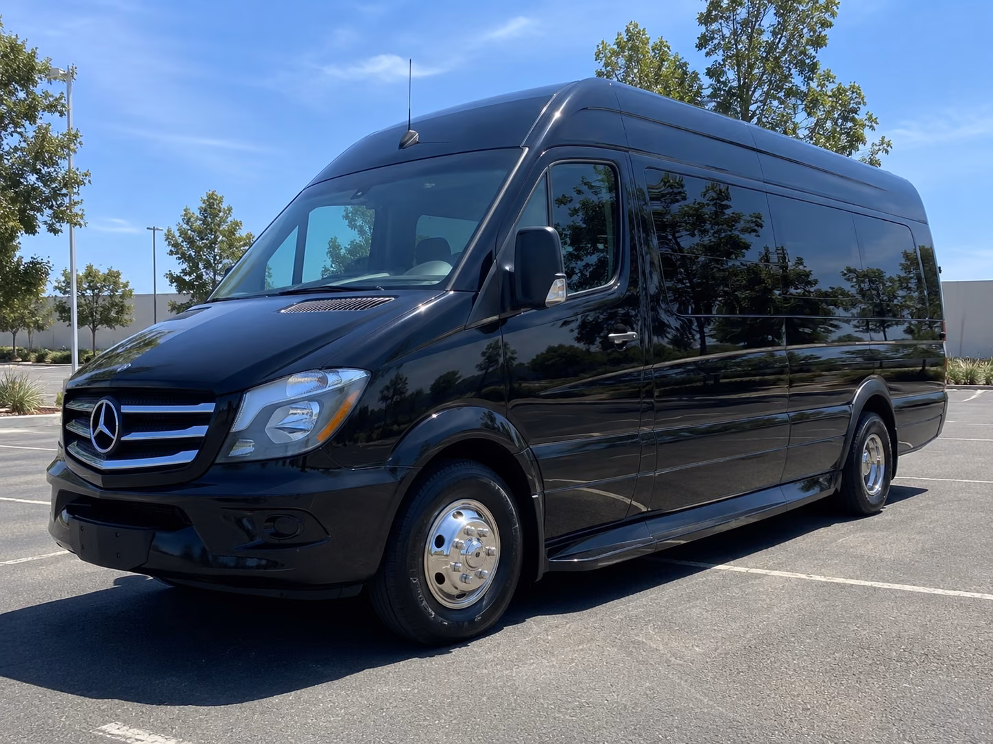 dearborn sprinter van with driver