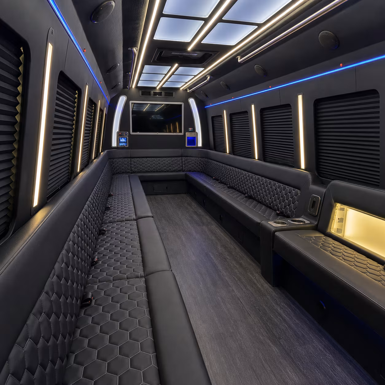 rent a party bus in dearborn for pre prom dinner runs